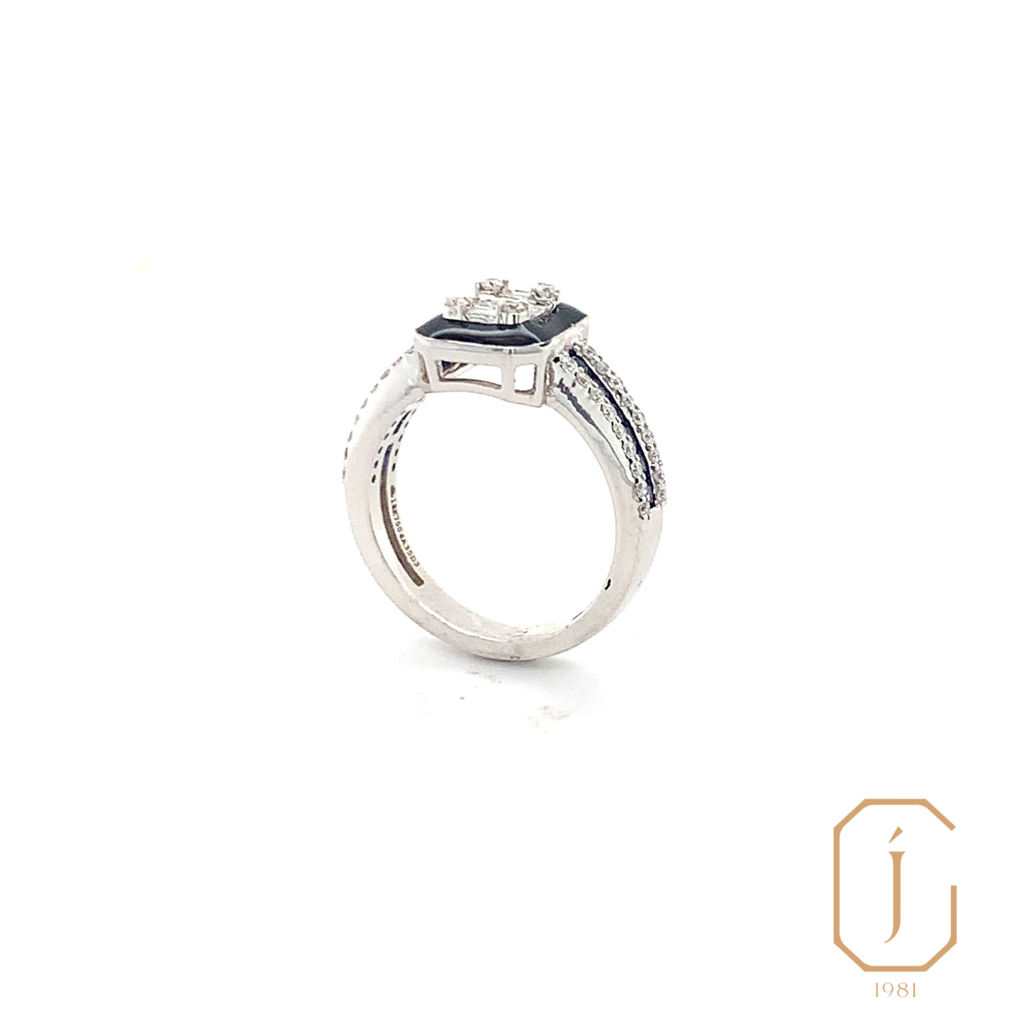 Blackberry Halo Ring