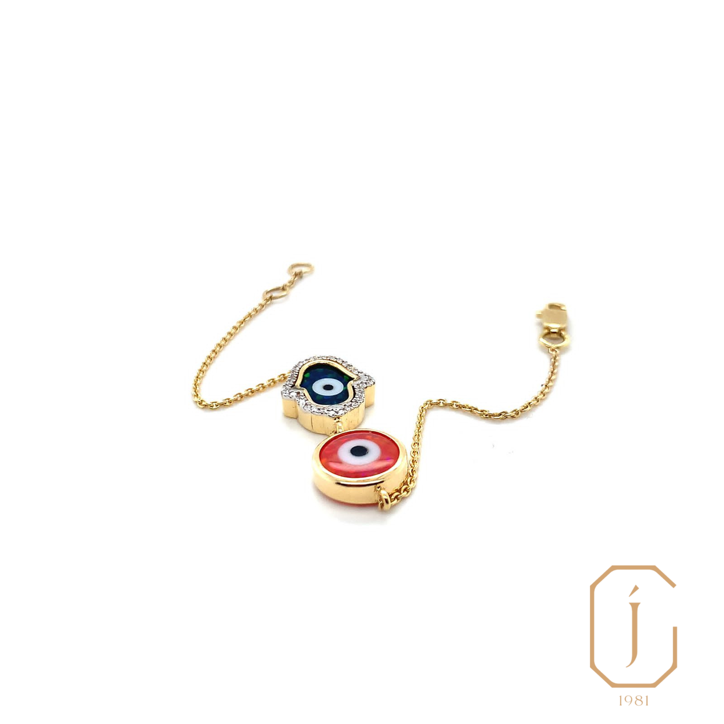 Serenity Hamsa Evil Eye Bracelet