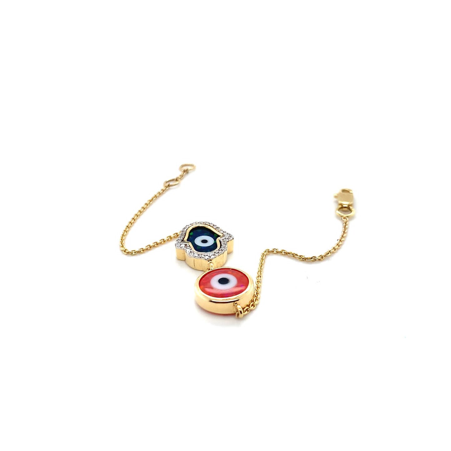 Serenity Hamsa Evil Eye Bracelet