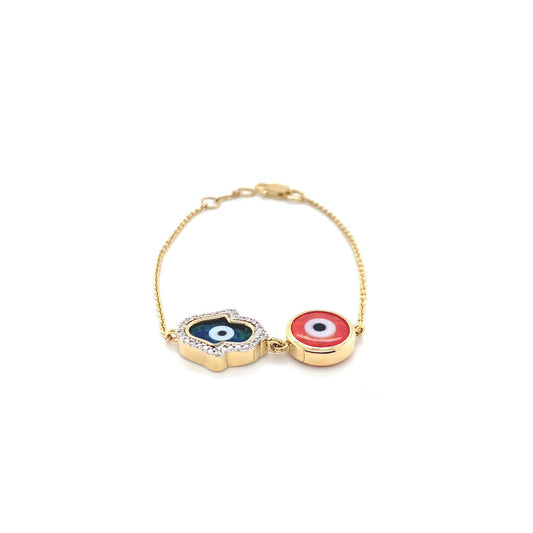 Serenity Hamsa Evil Eye Bracelet
