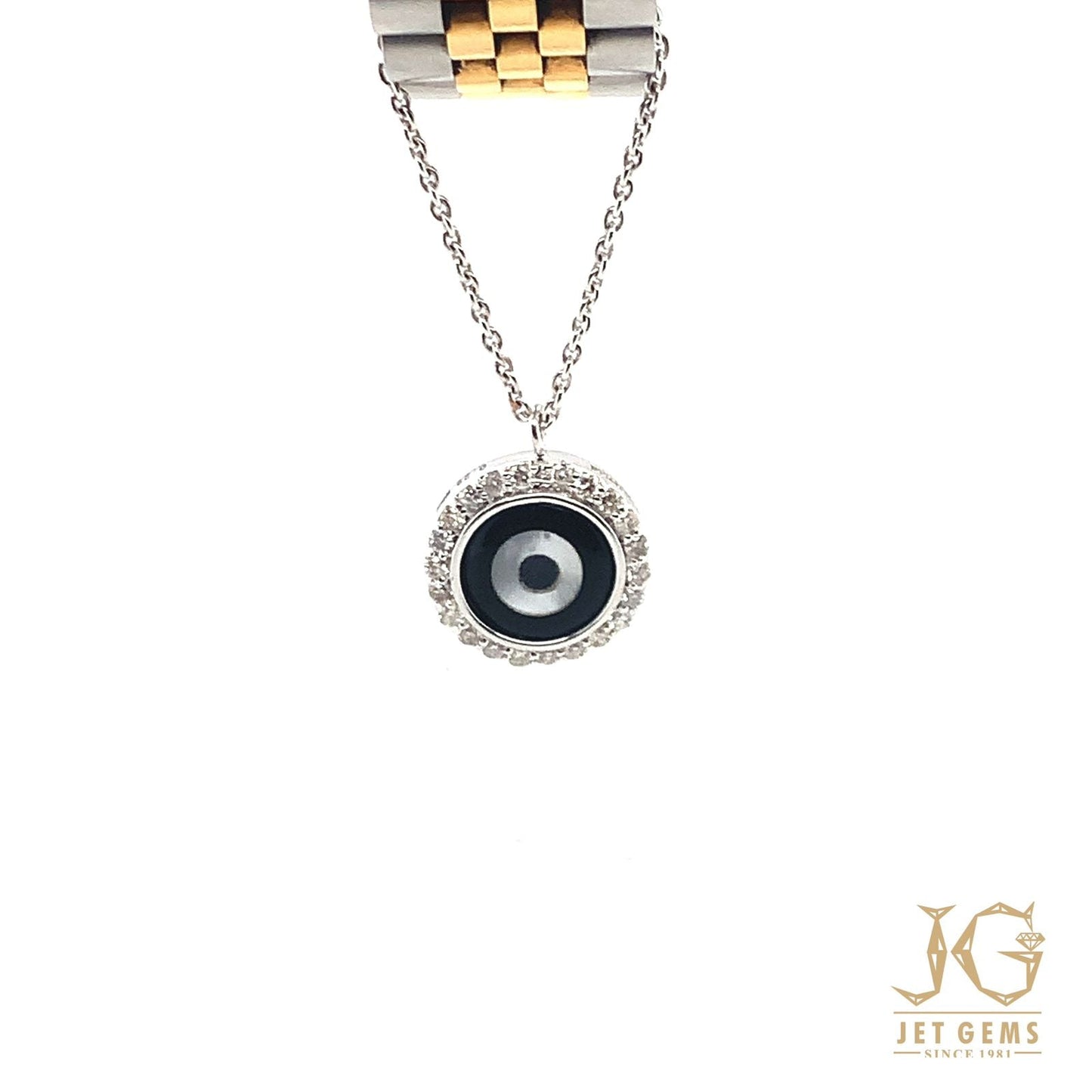 Evil Eye Watch Charm Chain