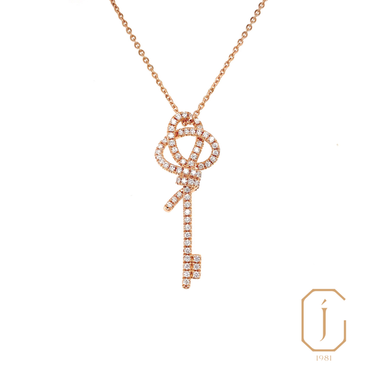 Rhythm Bow Pendant Necklace