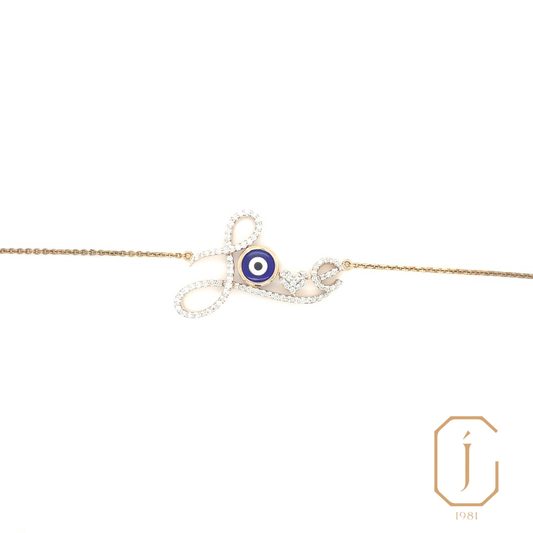 LoveLoom Evil Eye Chain Bracelet