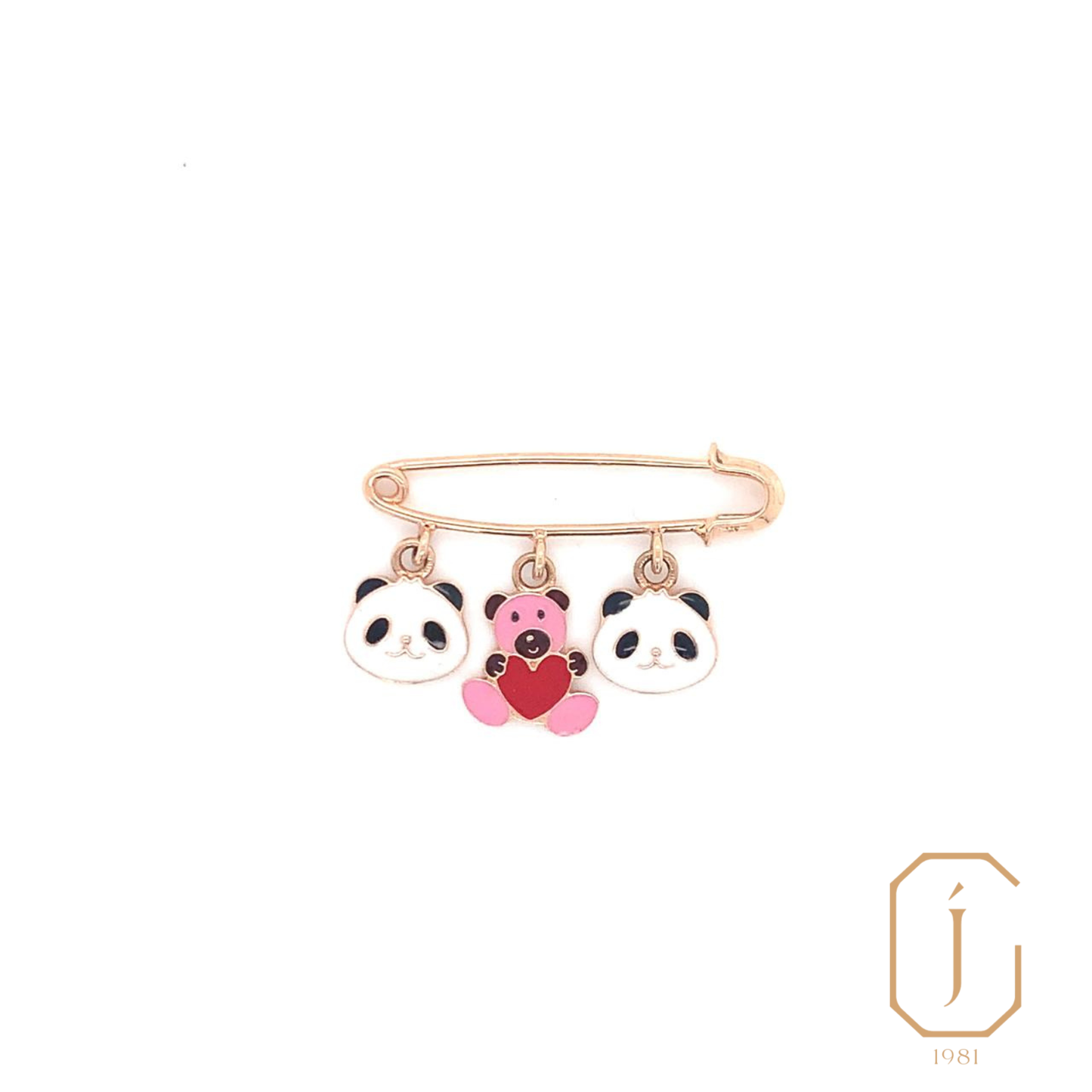 Panda Love Pin
