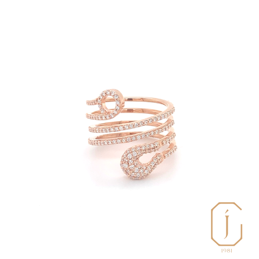 Lune Twist Ring