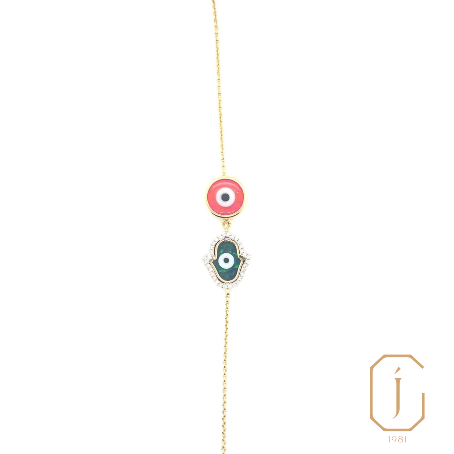 Serenity Hamsa Evil Eye Bracelet