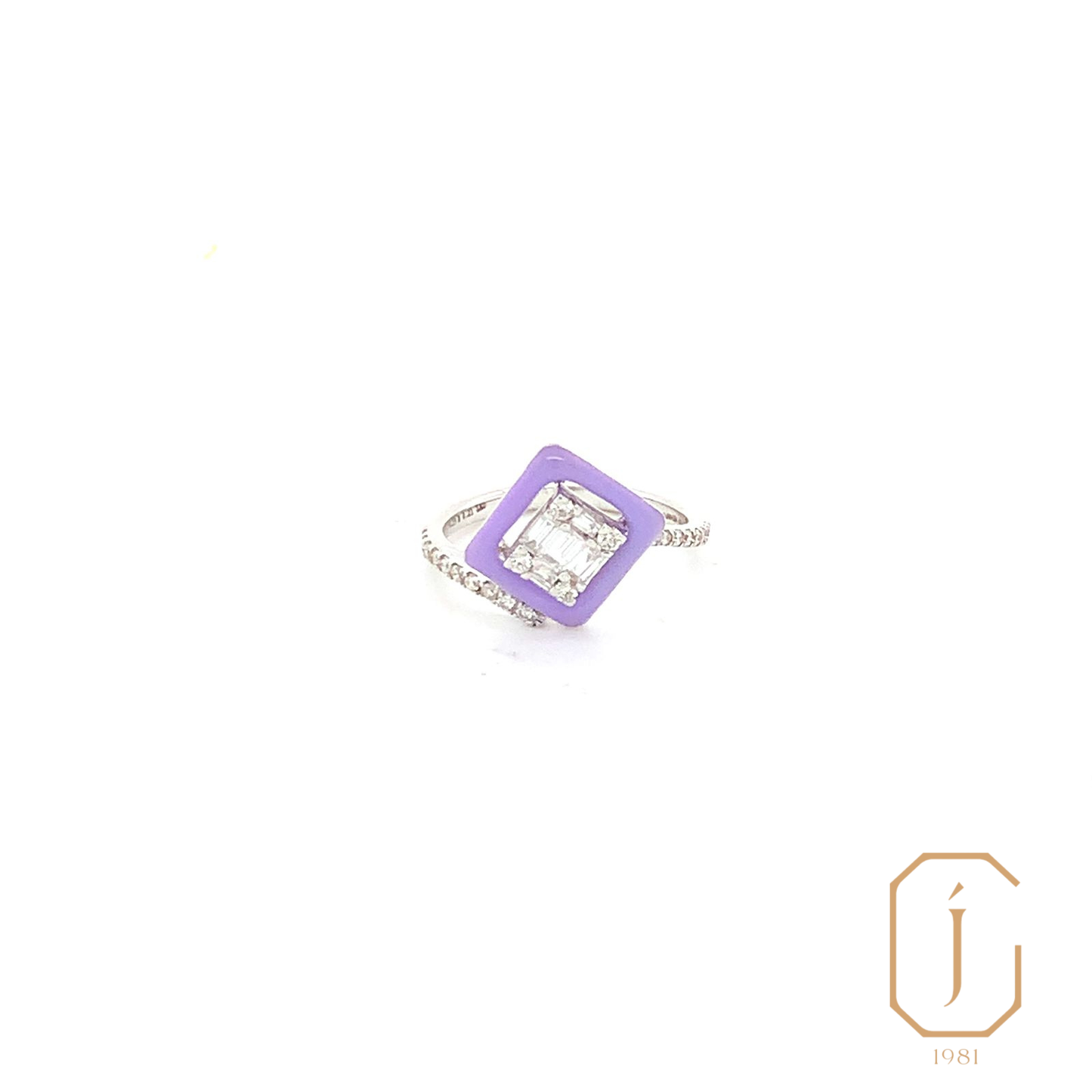 Purple Laffy Taffy Halo Ring