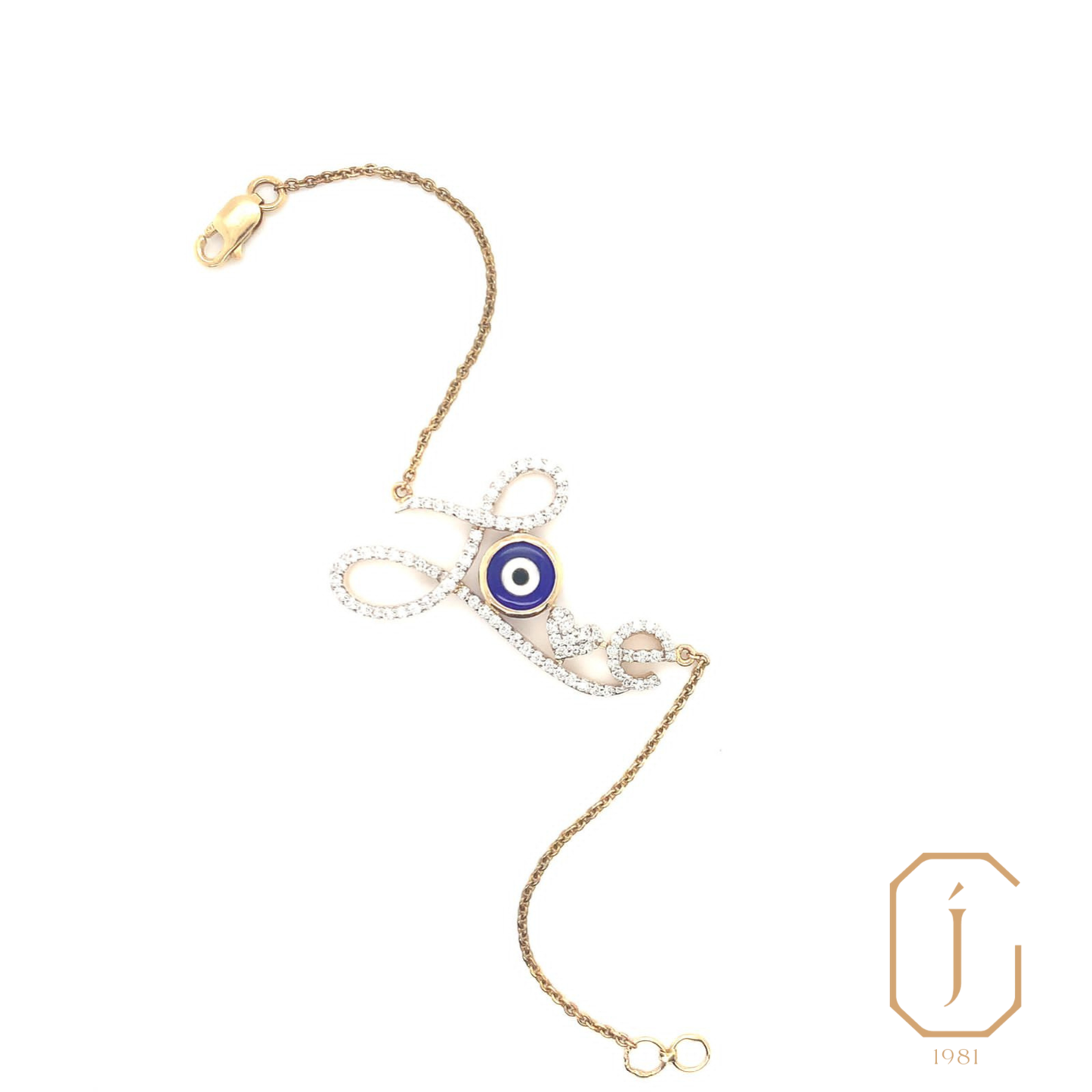 LoveLoom Evil Eye Chain Bracelet