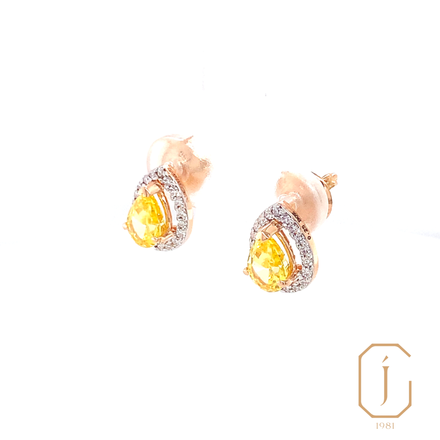 Amber Core Earrings