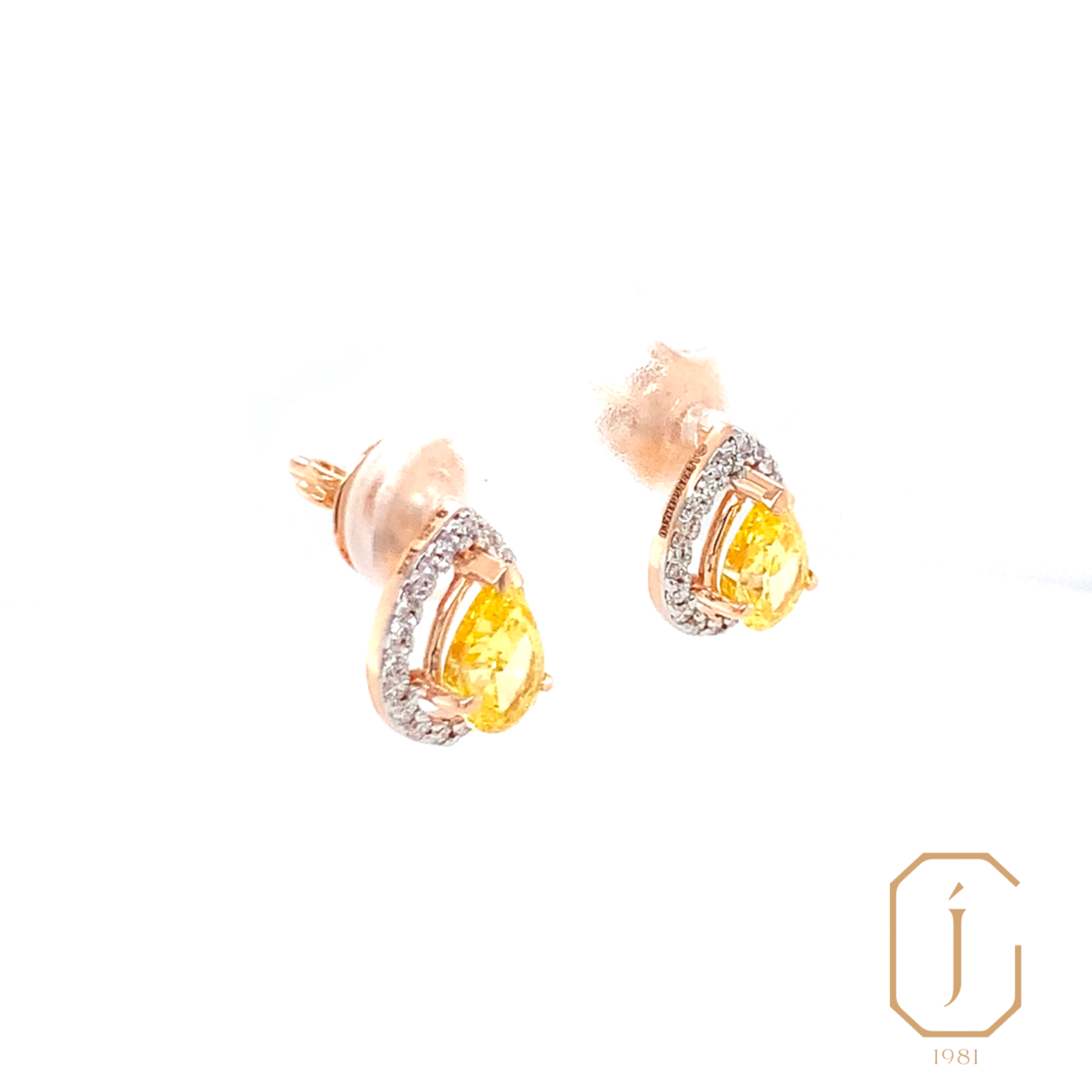 Amber Core Earrings