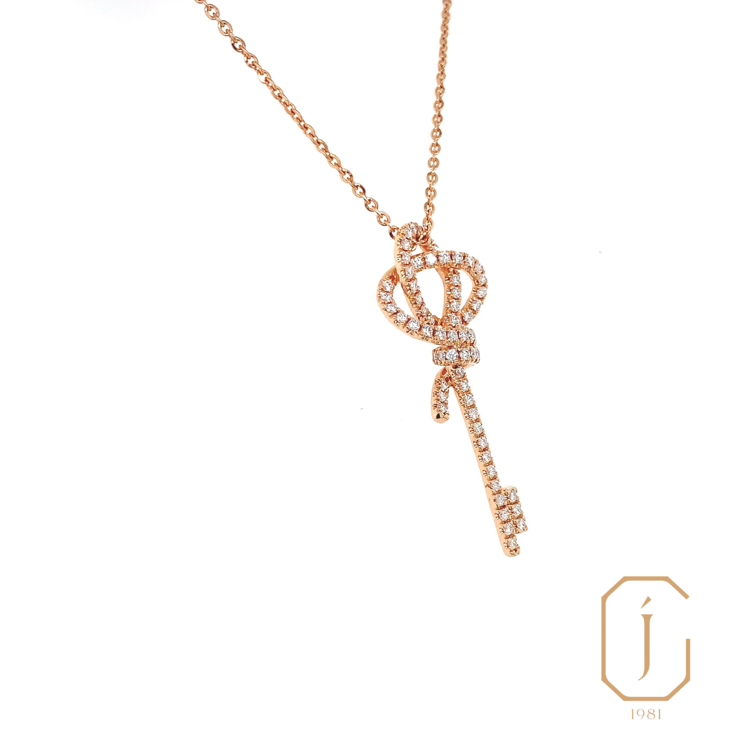Rhythm Bow Pendant Necklace