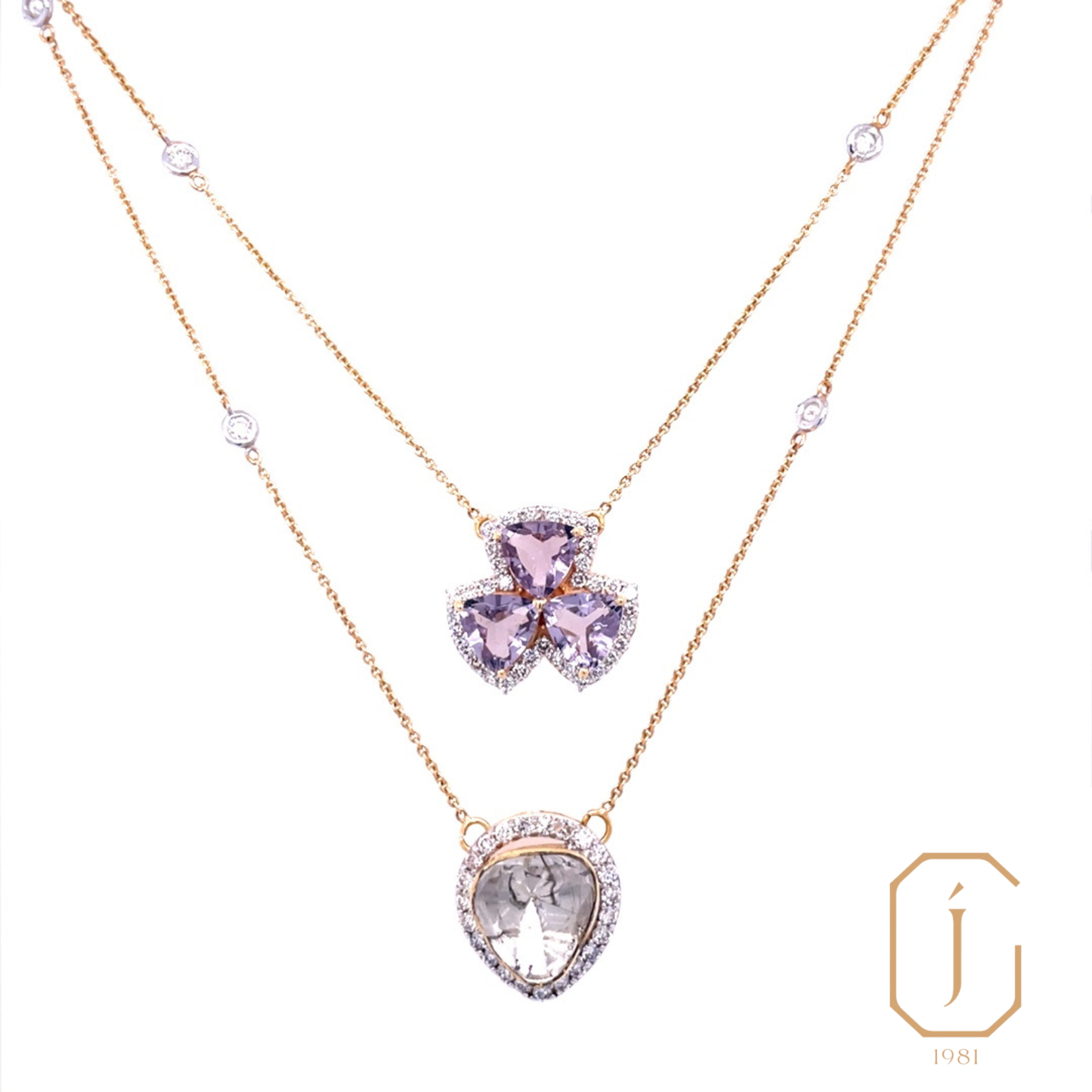 Amara Polki Layered Necklace