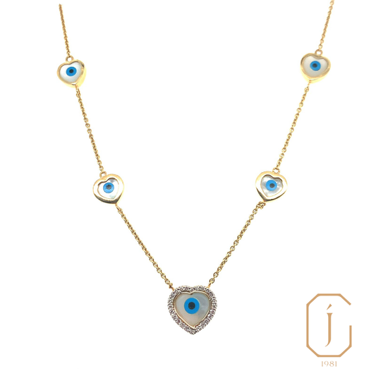 Mystic Evil Eye Chain Necklace