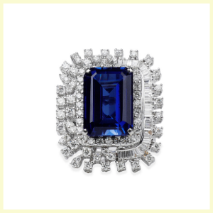 Sparkling Statement Ring by Jet Gems Fine Jewellery