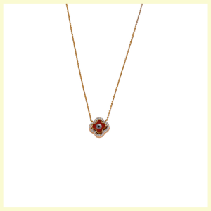 Flower Power Evil Eye Chain Necklace By Jet Gems Fine Jewellery