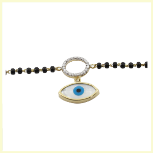 Elegant Evil Eye Bracelet By Jet Gems Fine Jewellery