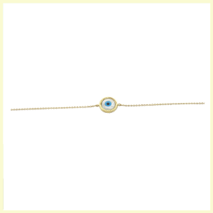 Elegant Evil Eye Bracelet By Jet Gems Fine Jewellery