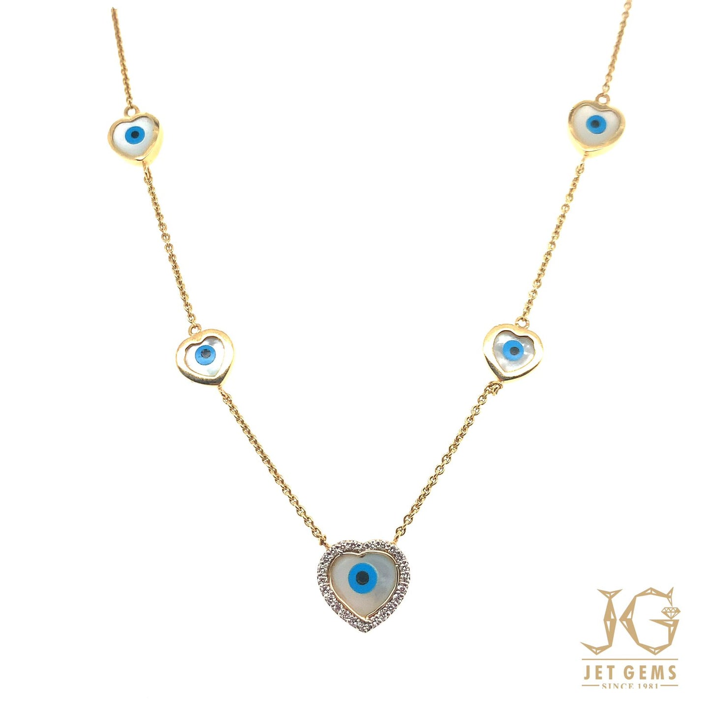 Mystic Evil Eye Chain Necklace